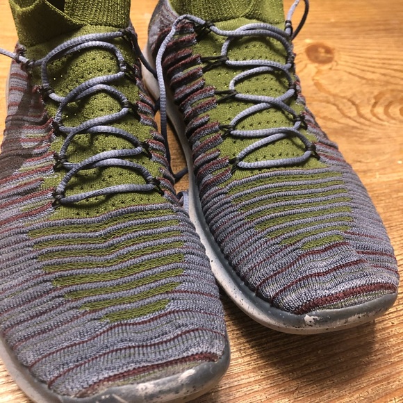 Nike flyknit Blue Fox Green Men’s Size 11 (L414) main image 6
